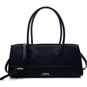 Trina Turk Elegant Black Shoulder Bag.